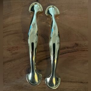 Polished brass pulls drawer handles 3 inch